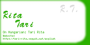 rita tari business card